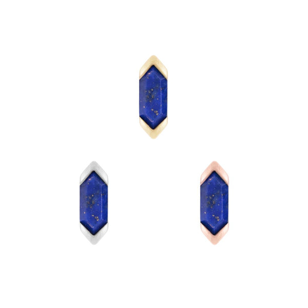 Mystic Threadless End with Lapis Threadless Ends Buddha Jewelry