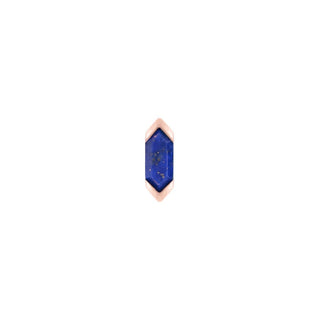 Mystic Threadless End with Lapis Threadless Ends Buddha Jewelry Rose Gold