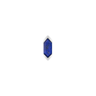 Mystic Threadless End with Lapis Threadless Ends Buddha Jewelry White Gold