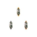 Mystic Threadless End with Moss Agate Threadless Ends Buddha Jewelry