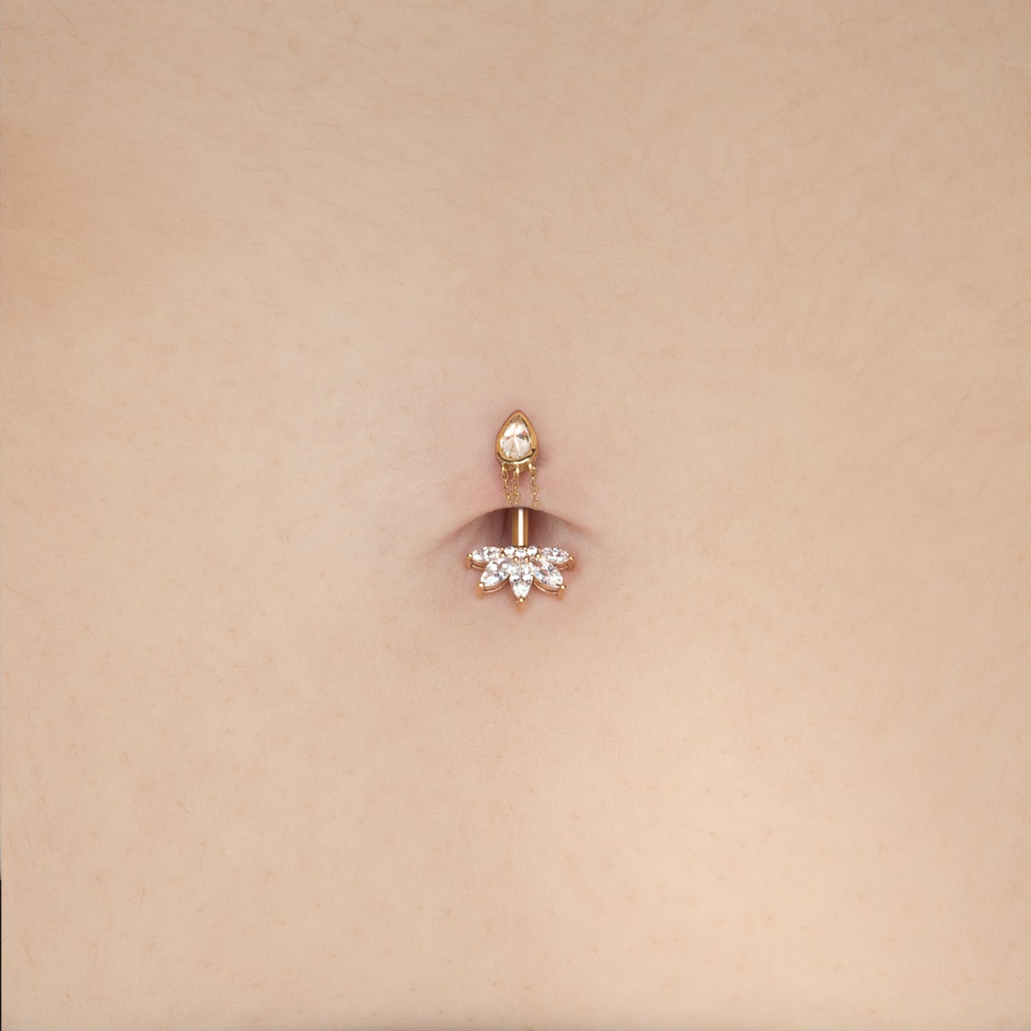 Let's Dance Threadless End with Reverse Set CZ Threadless Ends Buddha Jewelry