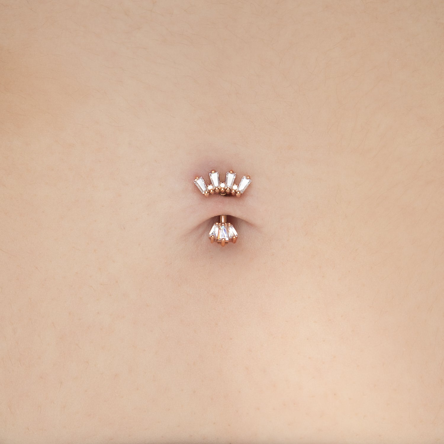 Crown Jewels Threadless End with CZ Threadless Ends Buddha Jewelry