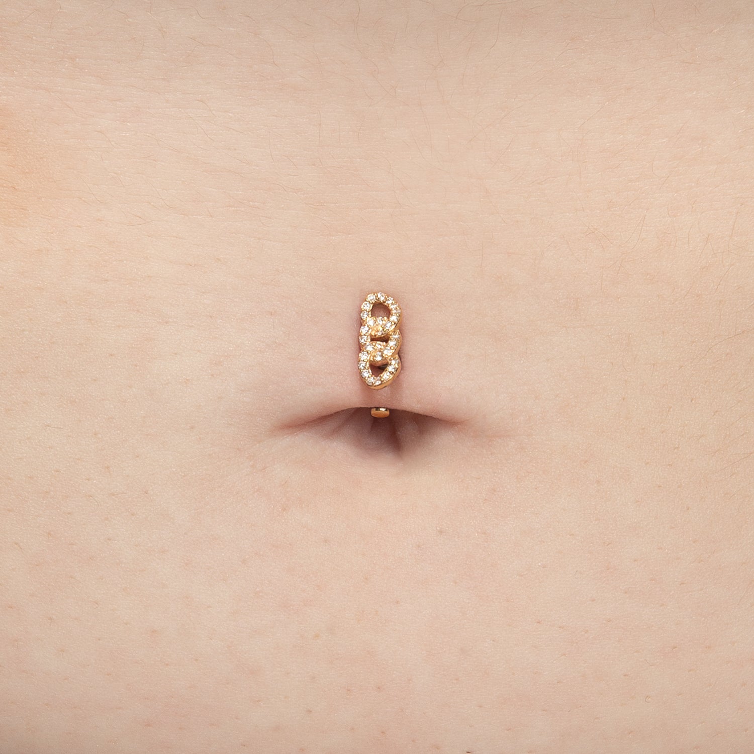 Chainlink Threadless End with Diamond Threadless Ends Buddha Jewelry