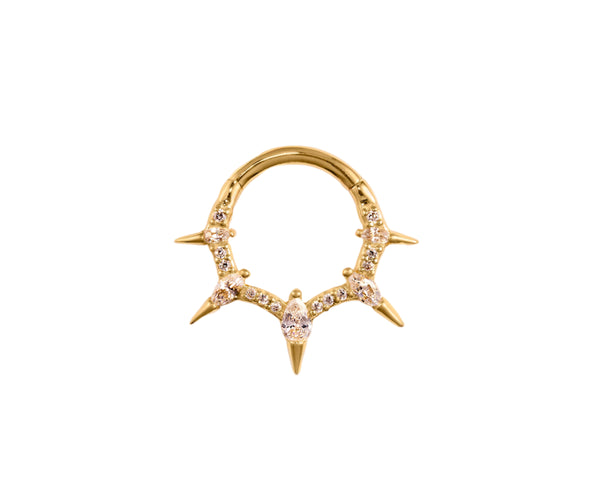 Neoteric Clicker with CZ Clickers Buddha Jewelry