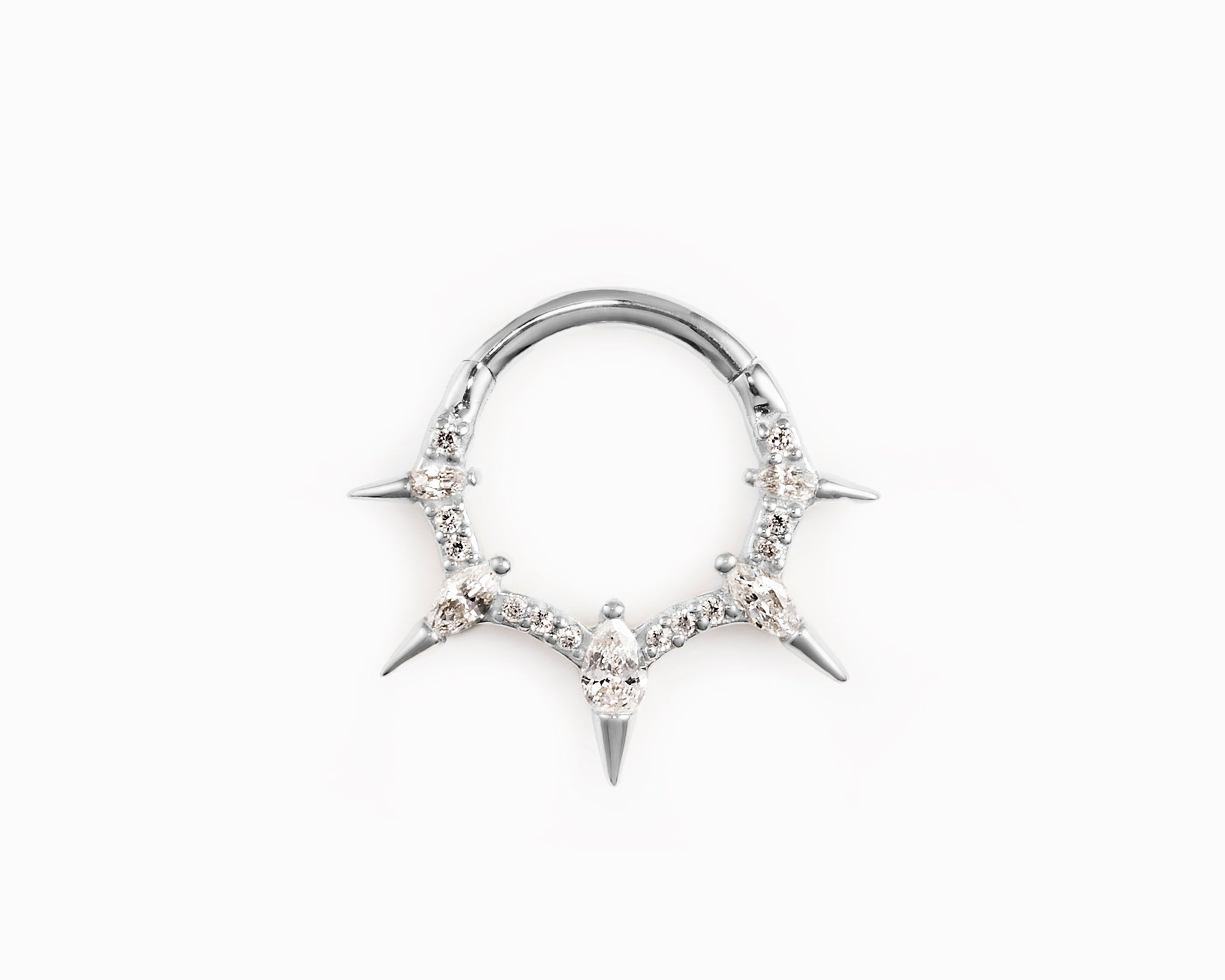 Neoteric Clicker with CZ Clickers Buddha Jewelry