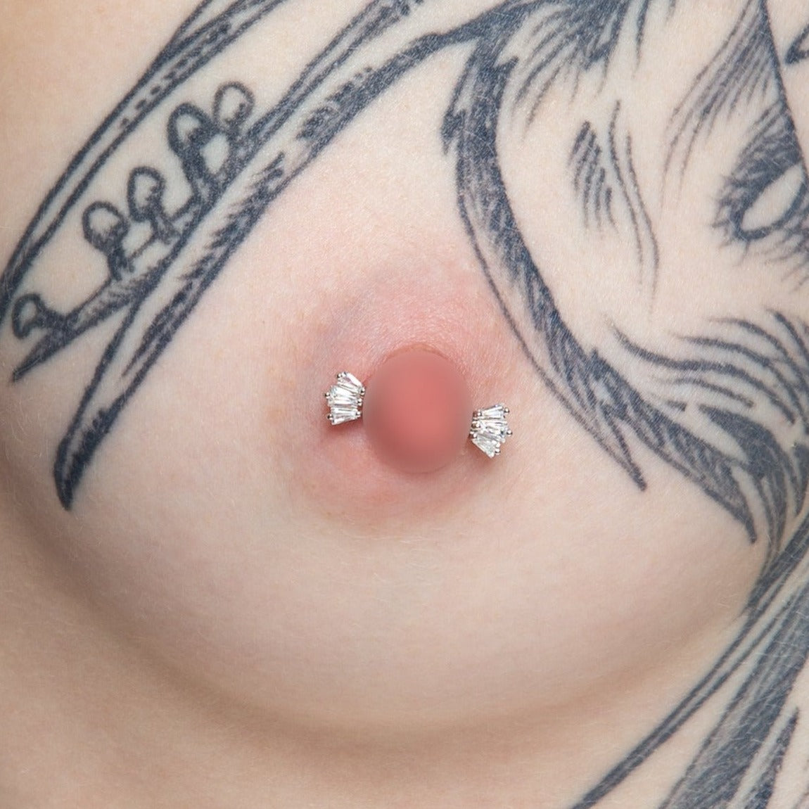 Gemma Trios Forward Facing Threadless End with CZ Threadless Ends Buddha Jewelry