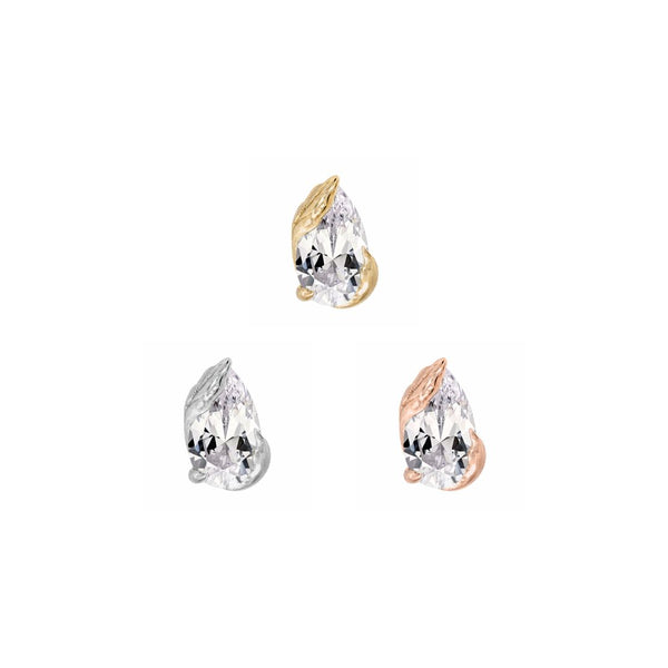 Occasion Threadless End with CZ