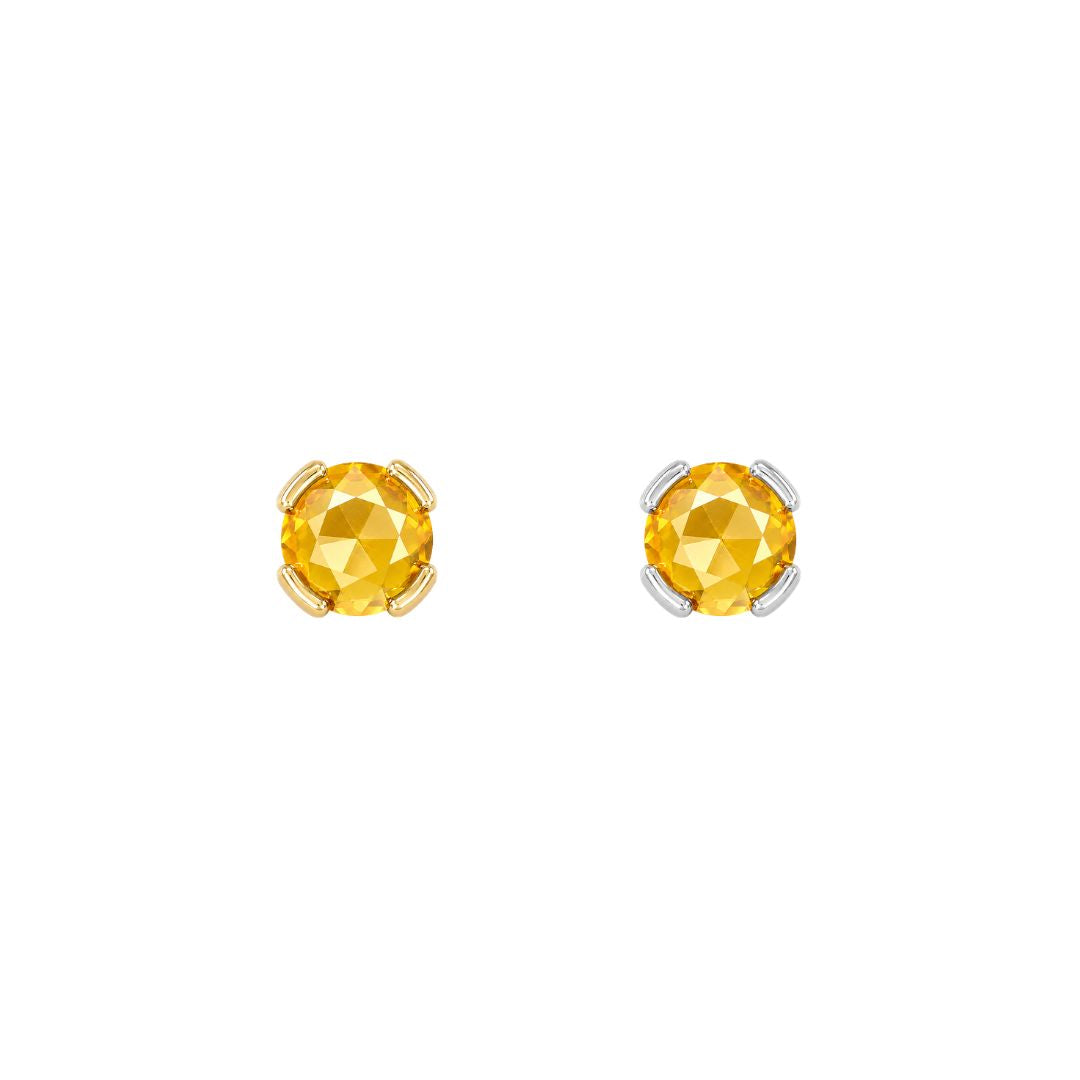 Peekaboo Threadless End with Citrine Threadless Ends Buddha Jewelry