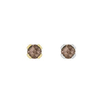 Peekaboo Threadless End with Smoky Quartz Threadless Ends Buddha Jewelry