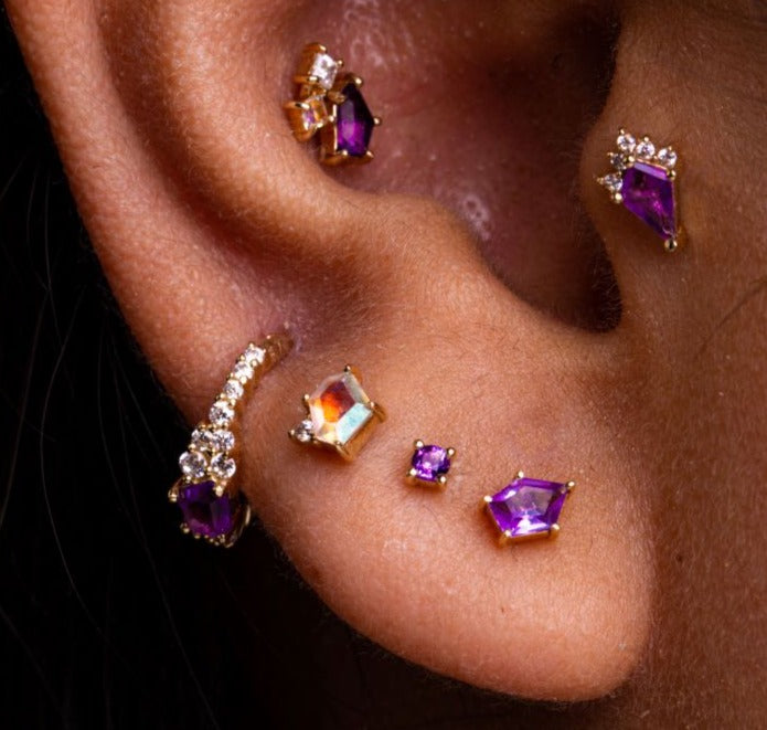 Inspiration Clicker with Amethyst Clickers Buddha Jewelry