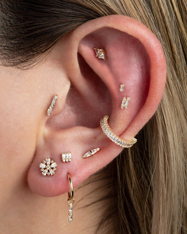 Excess Threadless End with CZ Threadless Ends Buddha Jewelry