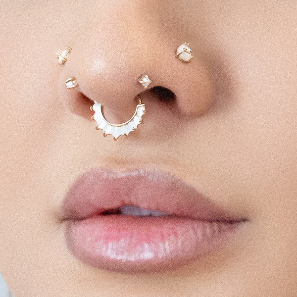 Sintra Threadless End with Mother of Pearl Threadless Ends Buddha Jewelry