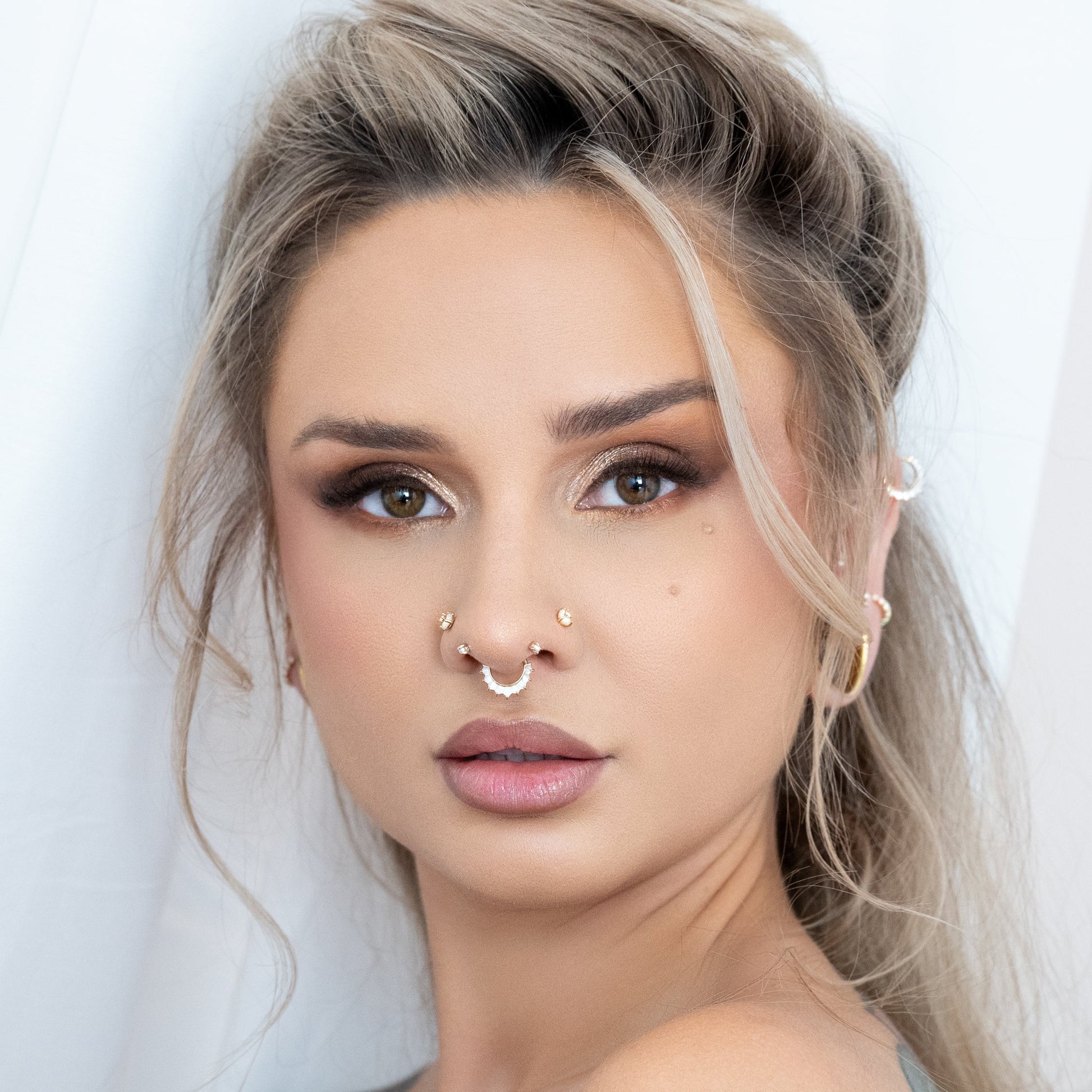 Sintra Threadless End with Mother of Pearl Threadless Ends Buddha Jewelry