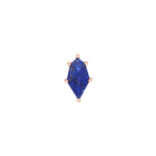 Reputation Threadless End with Lapis Threadless Ends Buddha Jewelry Rose Gold