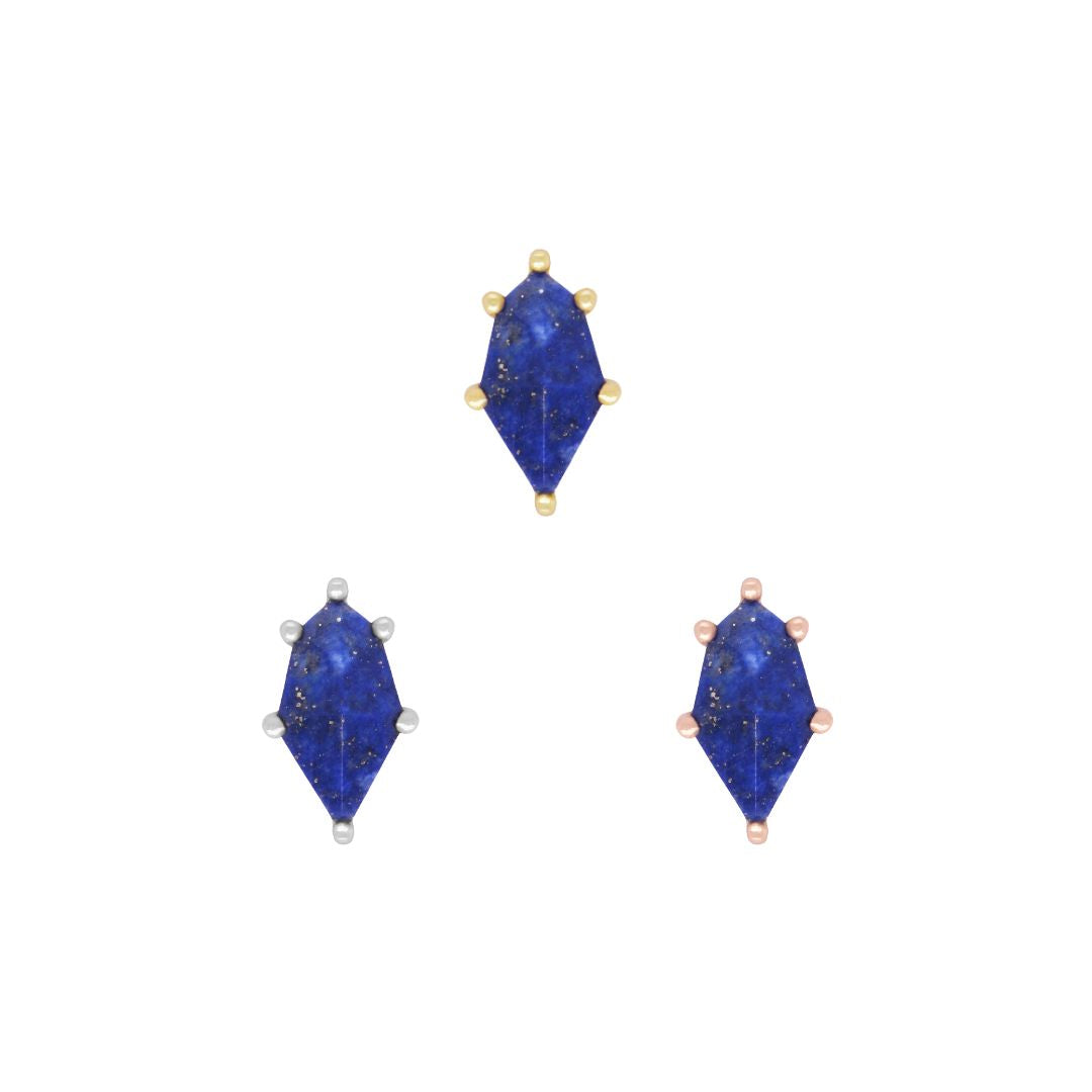 Reputation Threadless End with Lapis Threadless Ends Buddha Jewelry