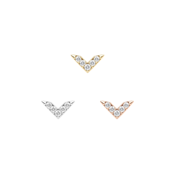 Revival Threadless End with CZ Threadless Ends Buddha Jewelry