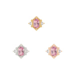 Reyna Threadless End with Pink Tourmaline Threadless Ends Buddha Jewelry