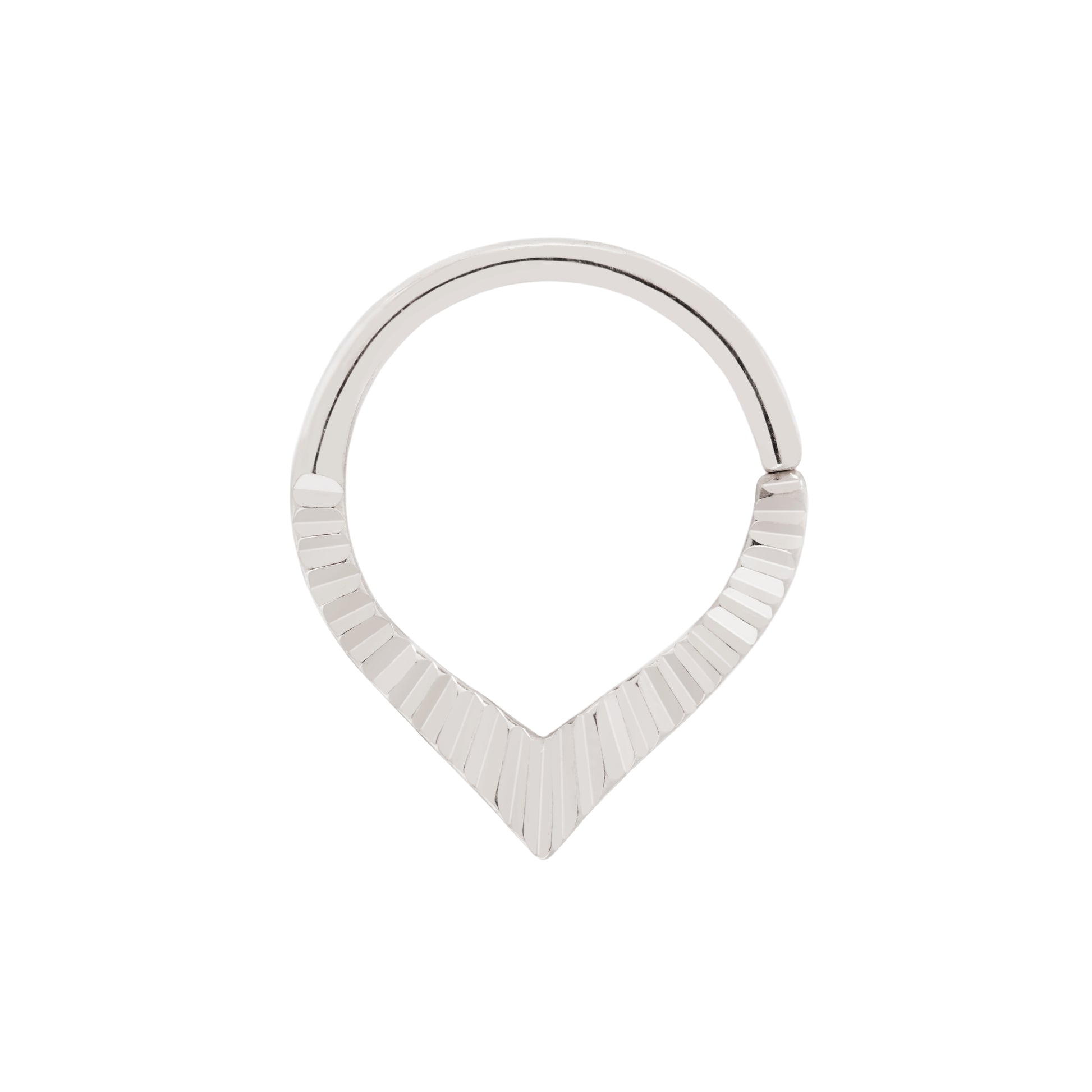 Rise Lazer Seam Ring Seam Rings Buddha Jewelry 14k White Gold