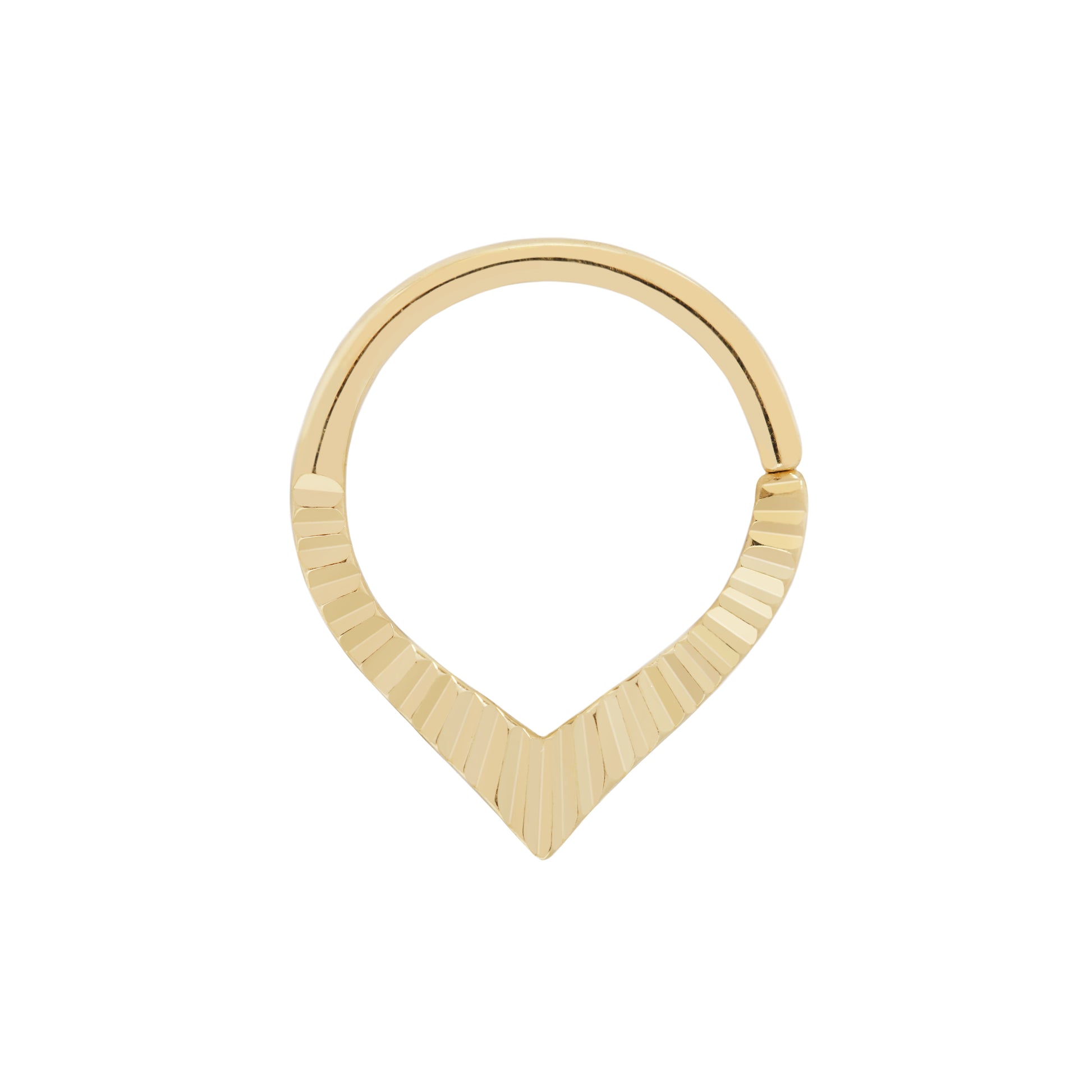 Rise Lazer Seam Ring Seam Rings Buddha Jewelry 14k Yellow Gold