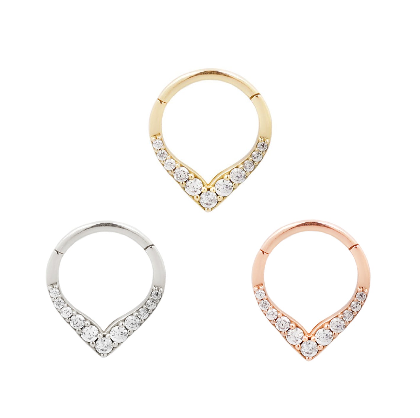 Rise + Shine Clicker with CZ Clickers Buddha Jewelry