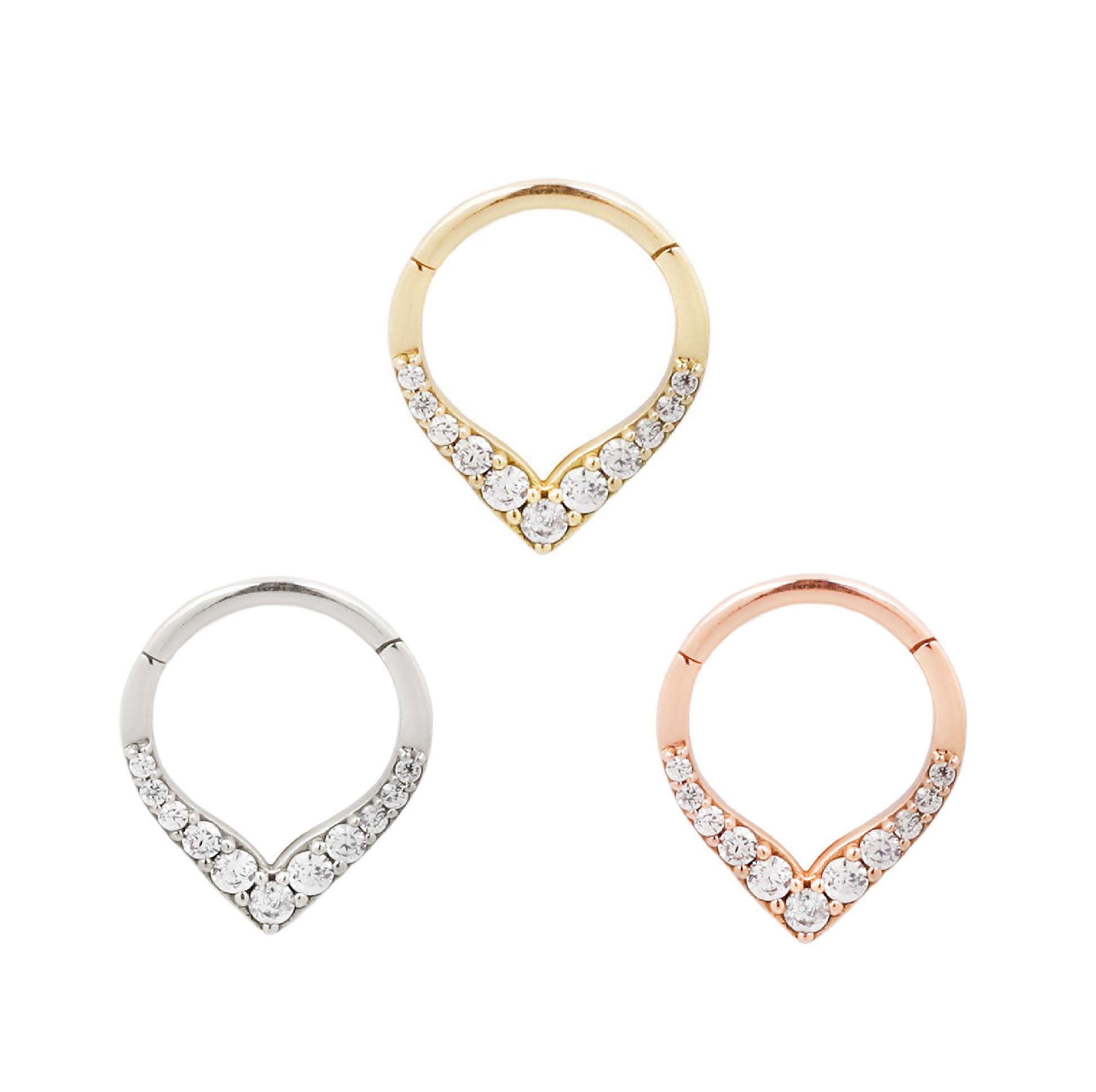 Rise + Shine Clicker with CZ Clickers Buddha Jewelry