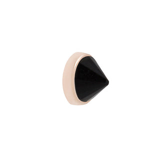 Round Bezel Reverse Set - Agate - Threadless End Threadless Ends Buddha Jewelry Rose Gold  
