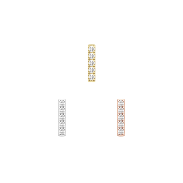 Rowe Threadless End with CZ Threadless Ends Buddha Jewelry