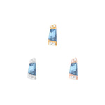 Saboteur Threadless End with London Blue Topaz Threadless Ends Buddha Jewelry