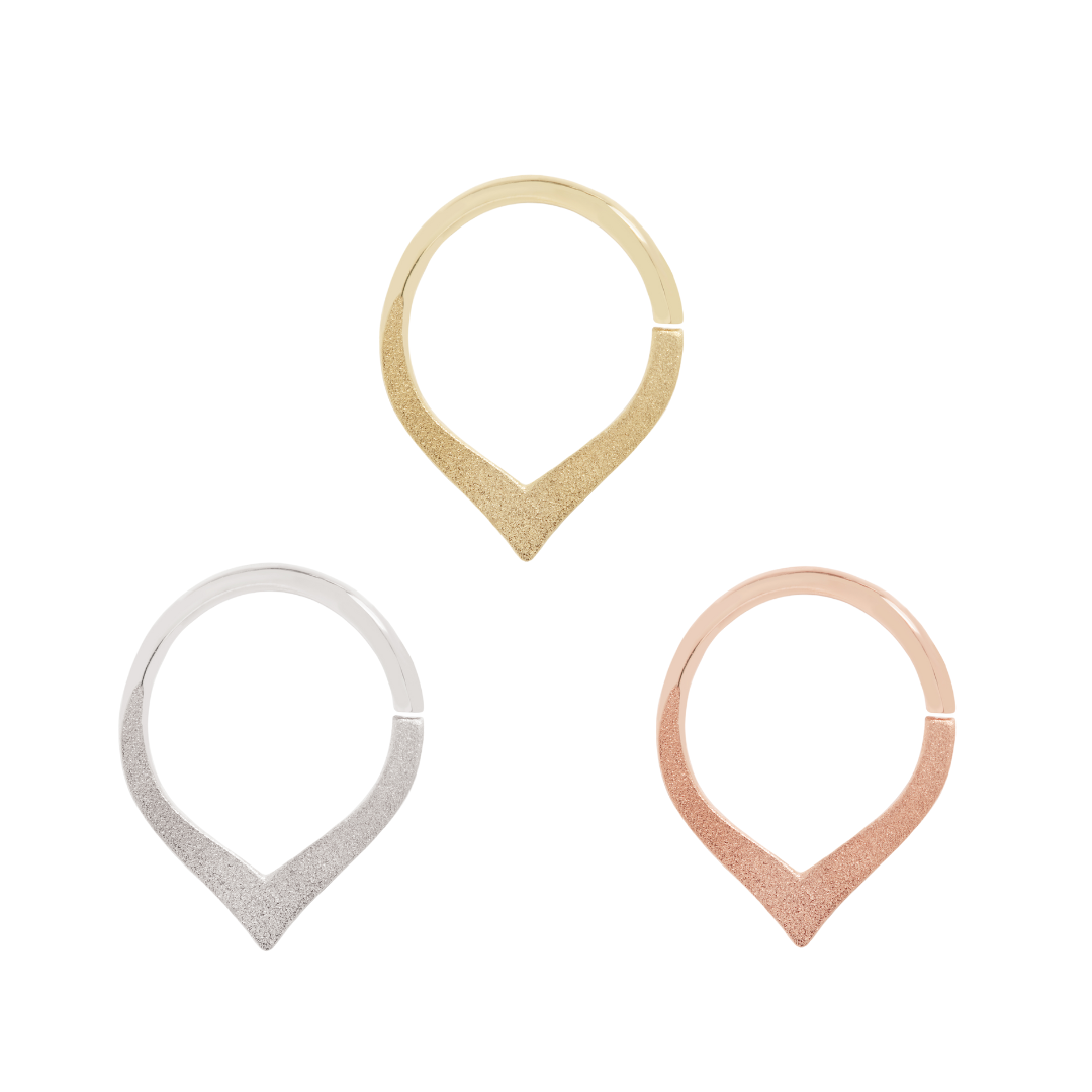 Rise Sandblast Seam Ring Seam Rings Buddha Jewelry