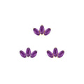 APP-Moet Mini Threadless End with Sandblasted Amethyst Threadless Ends Buddha Jewelry