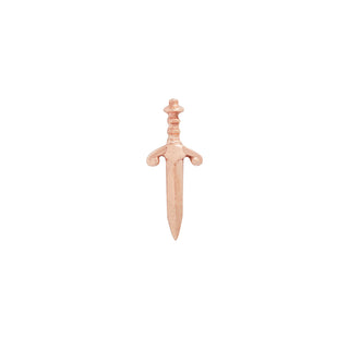 Blade - Satin Threadless End Threadless Ends Buddha Jewelry Rose Gold