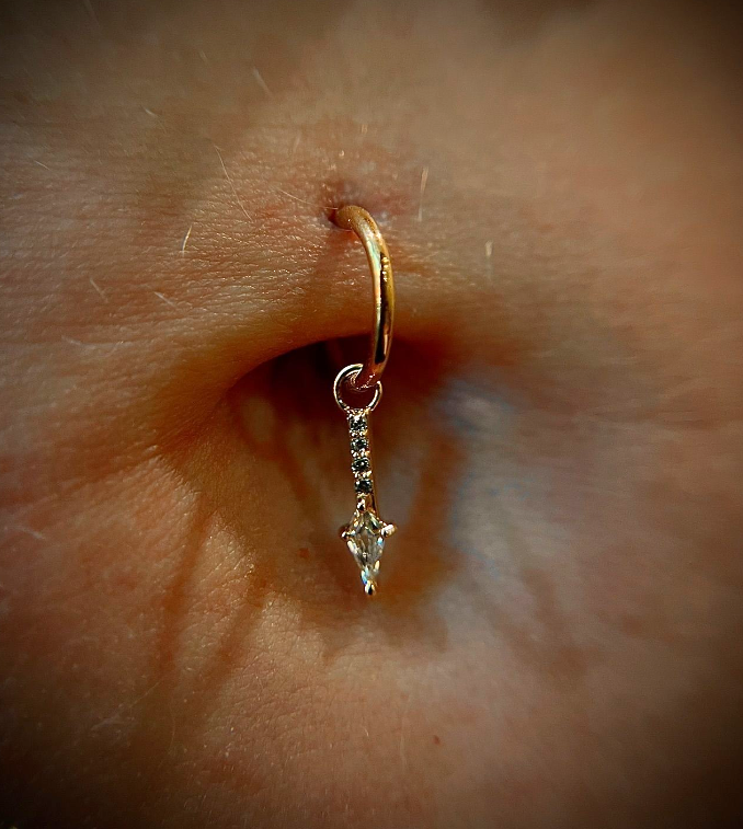 Mercer Charm with CZ Charms Buddha Jewelry