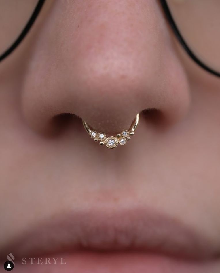 Effervescent Clicker with CZ Clickers Buddha Jewelry