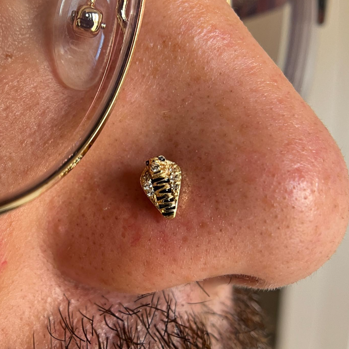 Savage Threadless End with CZ Threadless Ends Buddha Jewelry