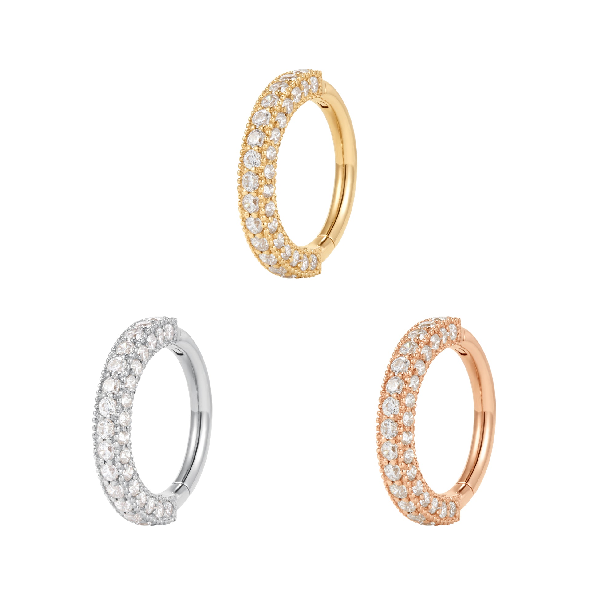 Showcase Clicker with CZ Clickers Buddha Jewelry