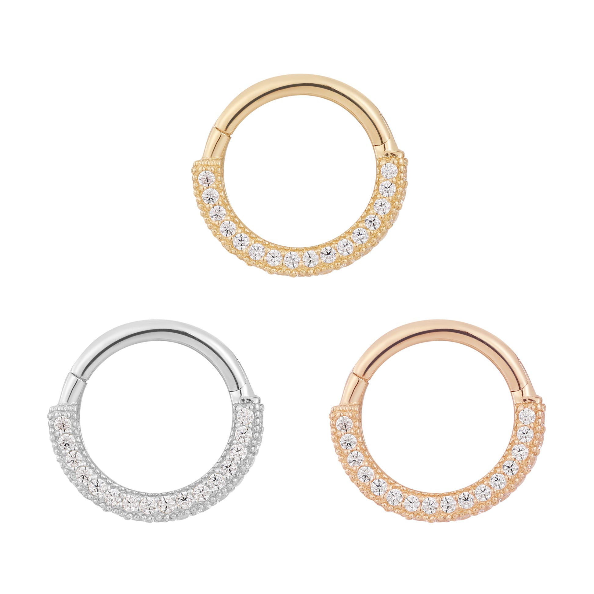 Showcase Clicker with CZ Clickers Buddha Jewelry