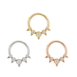 Simone Clicker with CZ Clickers Buddha Jewelry