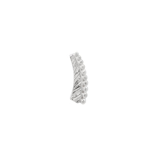 Soar - Threadless End Threadless Ends Buddha Jewelry White Gold Left 