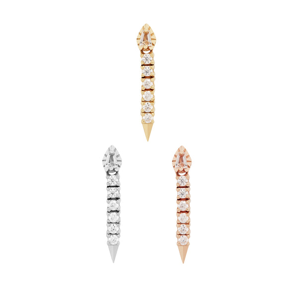 Spellcraft Threadless End with CZ Threadless Ends Buddha Jewelry