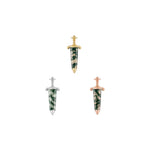 Spellbound Threadless End with Moss Agate Threadless Ends Buddha Jewelry