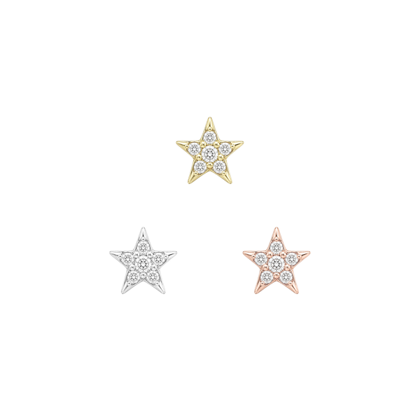 Starling Threadless End with CZ Threadless Ends Buddha Jewelry