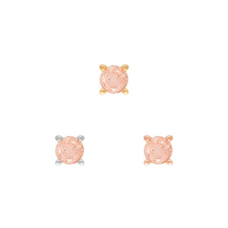 Sunstone Prong - Threadless End Threadless Ends Buddha Jewelry