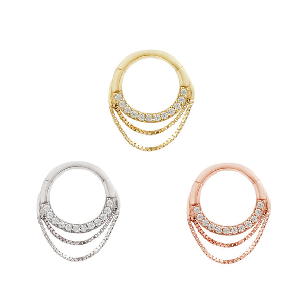 Tempeste Clicker with Diamond Clickers Buddha Jewelry