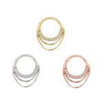 Tempeste Clicker with CZ Clickers Buddha Jewelry