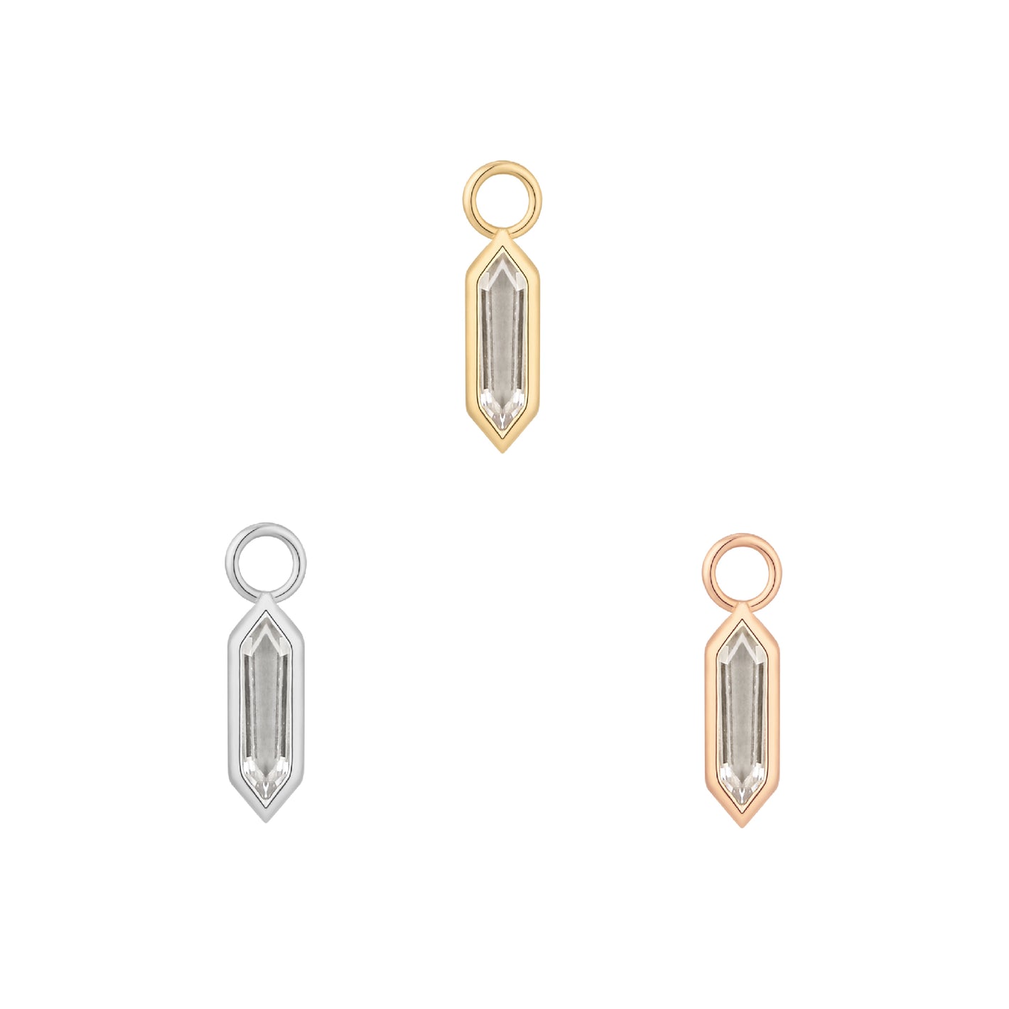 Theory Charm with CZ Charms Buddha Jewelry