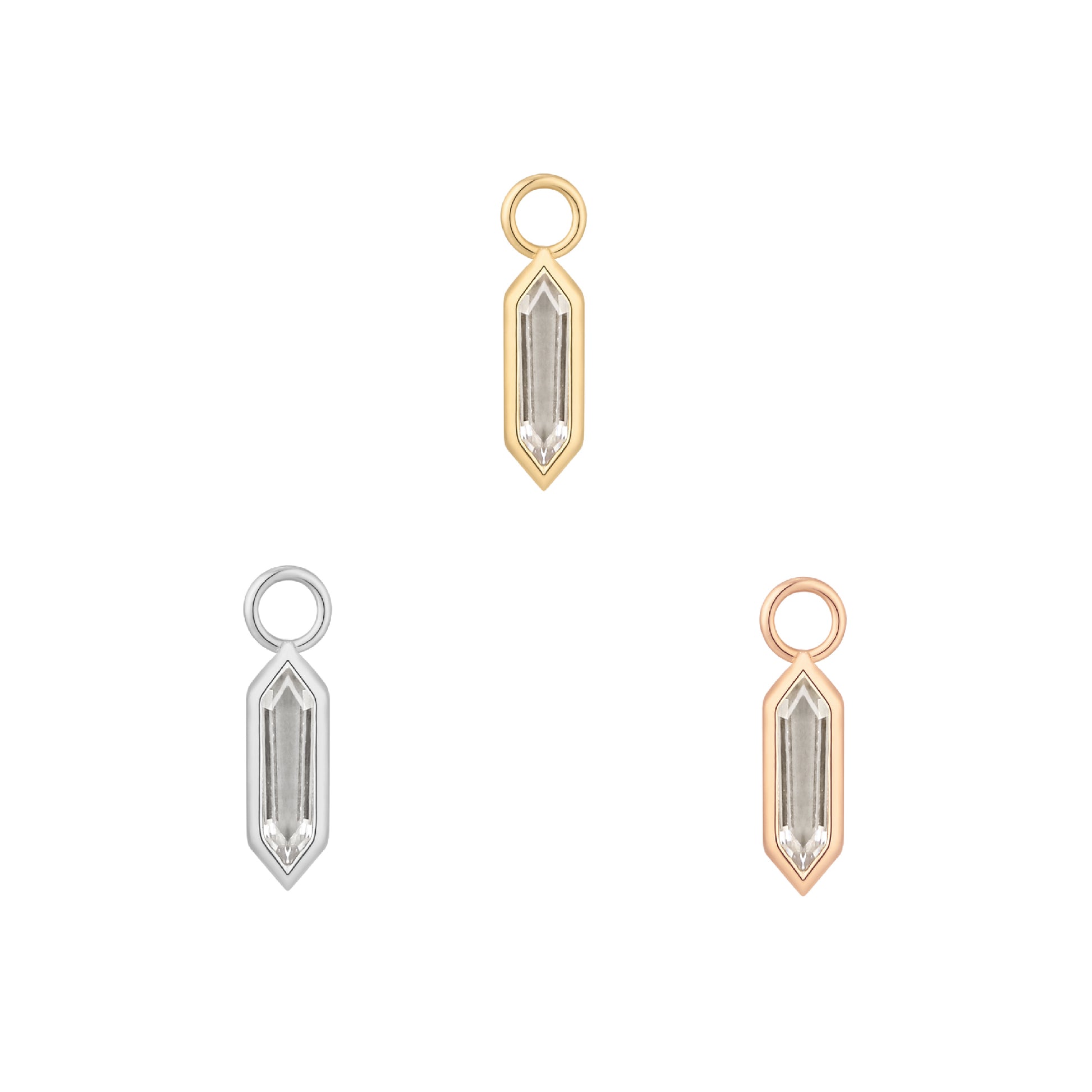 Theory Charm with CZ Charms Buddha Jewelry