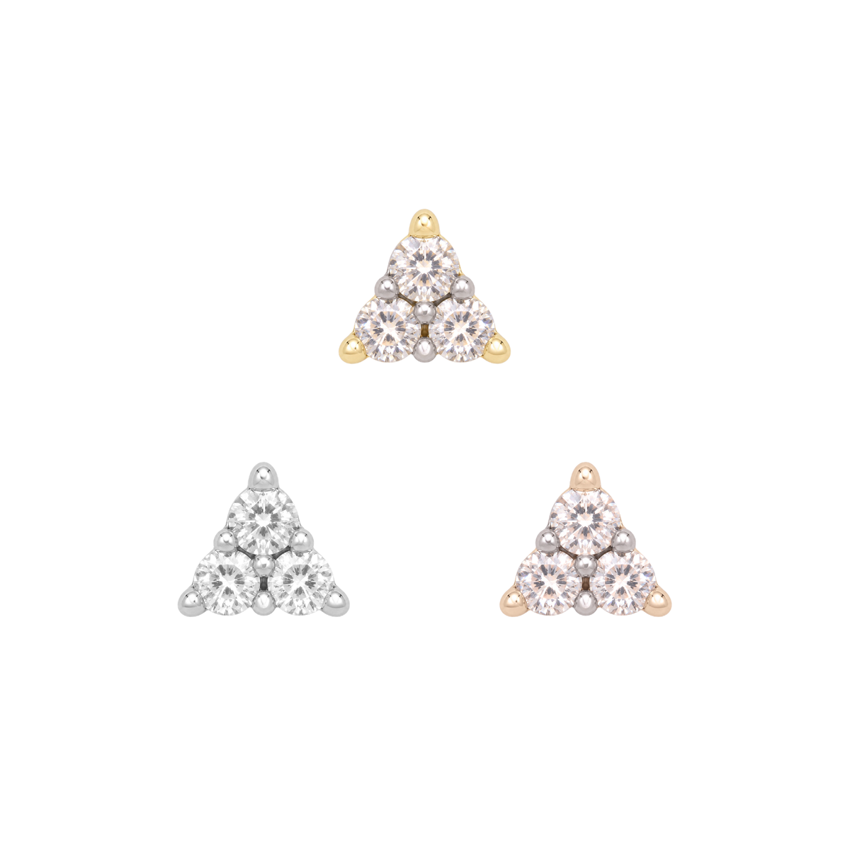Vibe Threadless End with Diamond