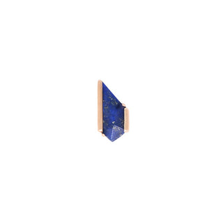 Vinyl Threadless End with Lapis Threadless Ends Buddha Jewelry Rose Gold