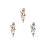 Visionary Threadless End with CZ Threadless Ends Buddha Jewelry