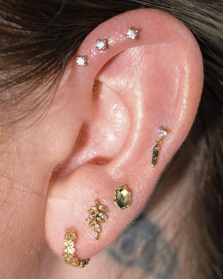 Pump Up The Volume Threadless End with Moss Agate Threadless Ends Buddha Jewelry